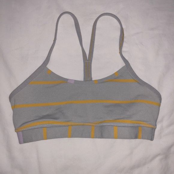 lululemon striped sports bra
